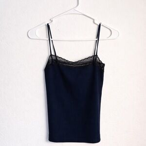Madewell Lace-Trim Square-Neck Tank